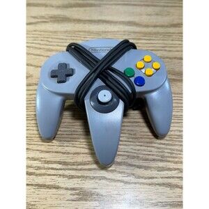 Nintendo 64‎ N64 Gray Controller Authentic OEM Tested & Working NUS-005
